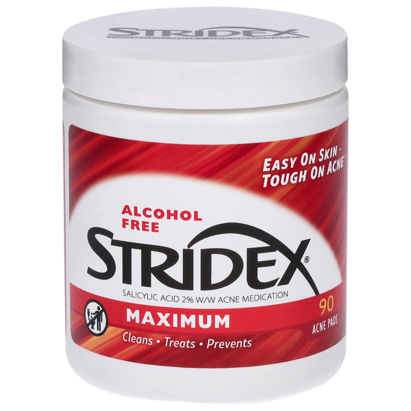 Stridex Alcohol Free Maximum Acne Pads  DestGlow