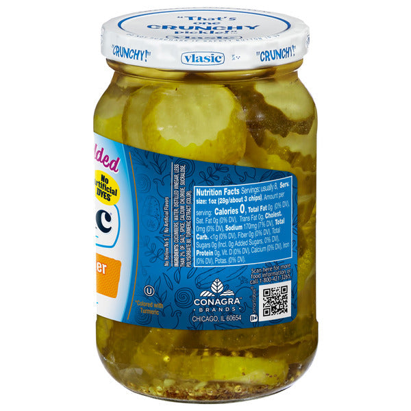 Vlasic No Sugar Added Bread &amp; Butter Pickle Chips