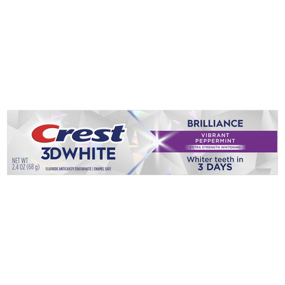 Crest 3D White Brilliance Vibrant Peppermint Teeth Whitening Toothpaste