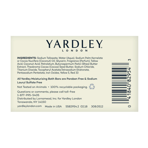 Yardley London Cocoa Butter Moisturizing Bath Bar  DestGlow