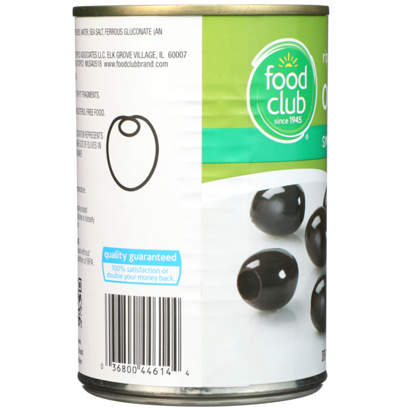 Food Club Small Ripe Pitted Olives  DestGlow