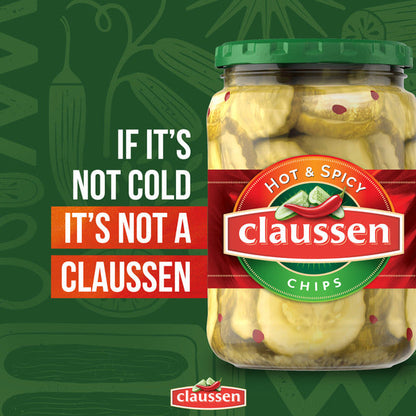 Claussen Hot &amp; Spicy Pickle Chips