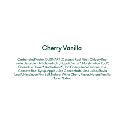 OLIPOP Prebiotic Soda, Cherry Vanilla