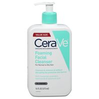 CeraVe Facial Cleanser, Foaming, Value Size️  DestGlow