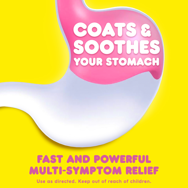 Pepto-Bismol Caplets for Upset Stomach &amp; Diarrhea Relief, Over-the-Counter Medicine