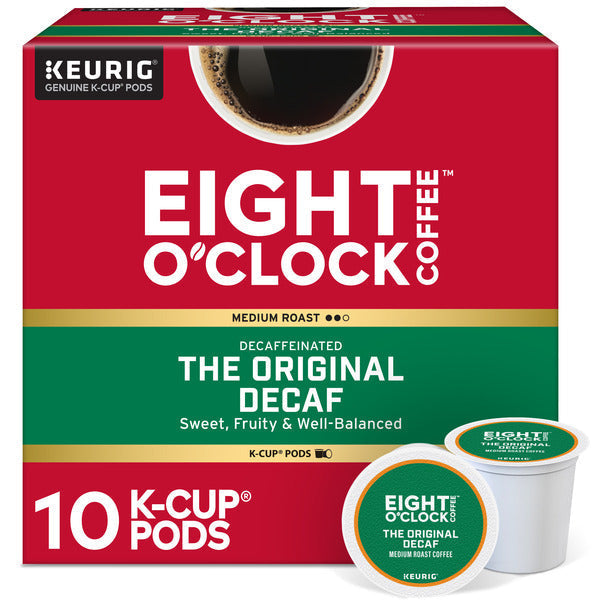 Eight O’Clock The Original Decaf K-Cup Pods  DestGlow