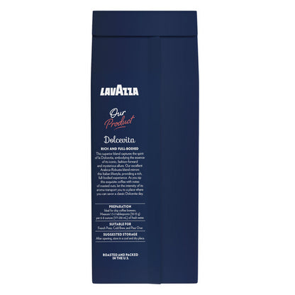 Lavazza Dolcevita Classico Medium Roast Whole Bean Coffee