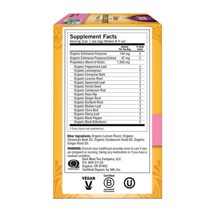 Yogi Tea Herbal Tea, Echinacea Immune Support, Caffeine Free