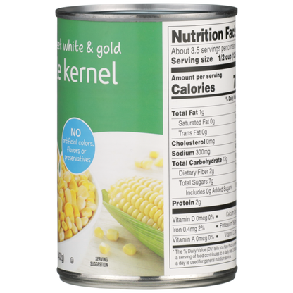 Food Club Super Sweet White &amp; Gold Whole Kernel Corn