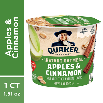 Quaker Instant Oatmeal, Apples &amp; Cinnamon