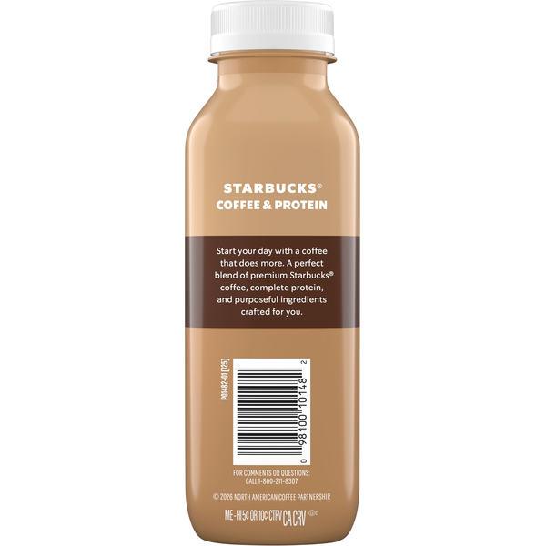 Starbucks Coffee &amp; Protein Cafe Mocha Iced Coffee Bottle  DestGlow