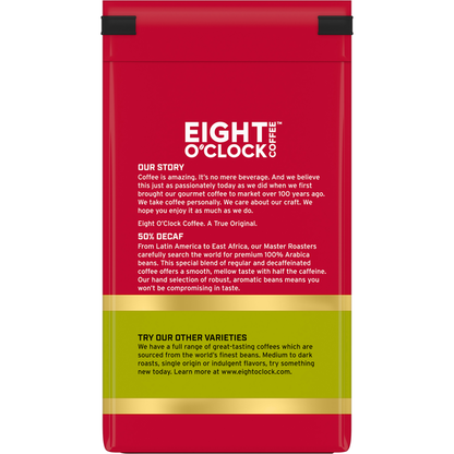 Eight O’Clock 50% Decaf Ground Medium Roast Coffee