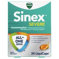 Vicks Sinex Severe LiquiCaps, All-in-One Sinus Rel...
️  DestGlow