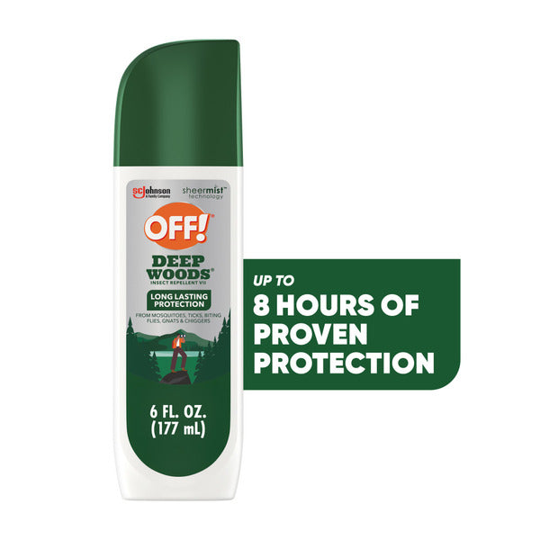 Off!® Deep Woods Mosquito Repellent Spritz, Long-Lasting Outdoor Bug Spray  DestGlow