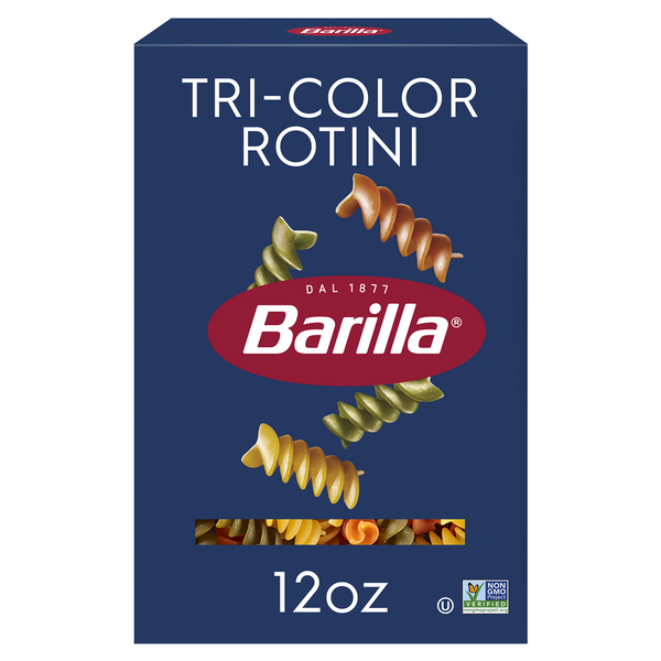 Barilla Tri-Color Rotini - Non-GMO Pasta Made with Durum Wheat Semolina &amp; Kosher  DestGlow