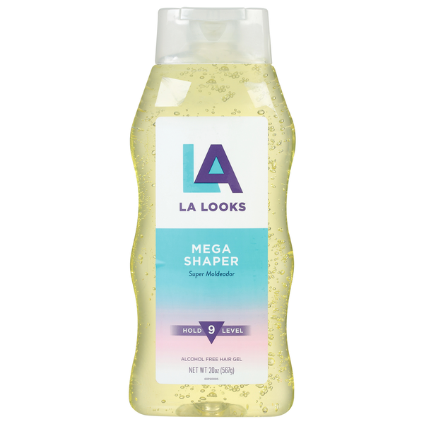 LA Looks Hair Gel, Alcohol Free, Mega Shaper, Super Moldeador  DestGlow