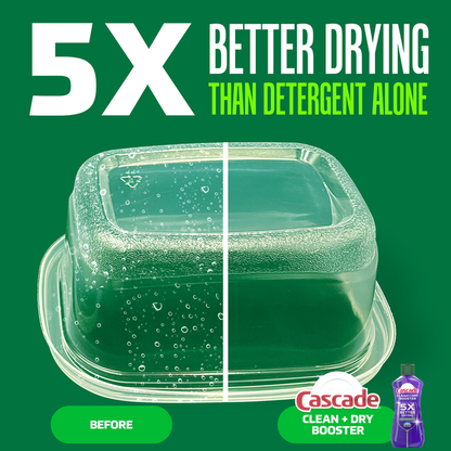 Cascade Rinse Aid Clean &amp; Dry Booster