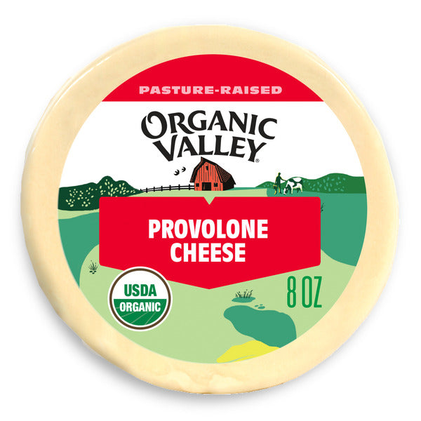 Organic Valley® Organic Provolone Cheese Block  DestGlow