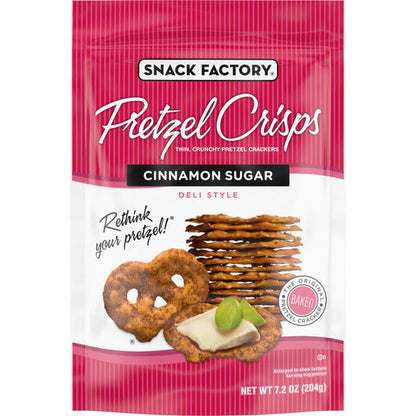 Snack Factory  Cinnamon Sugar Pretzel Crisps