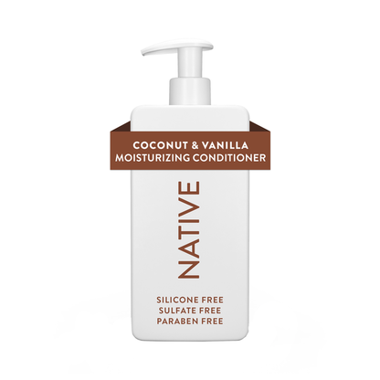 Native Moisturizing Conditioner, Coconut &amp; Vanilla, Sulfate Free, for Women and Men
