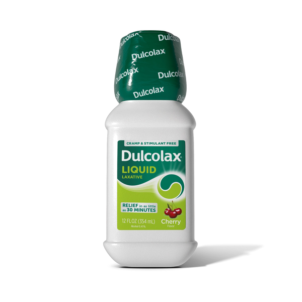 Dulcolax Liquid Laxative for Constipation Relief, Cherry  DestGlow