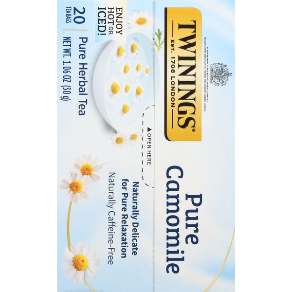 Twinings Herbal Tea, Pure Camomile, Bags  DestGlow