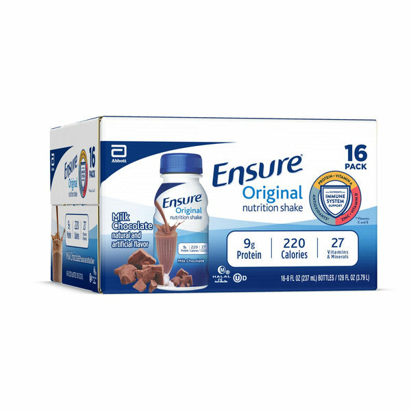 Ensure Original Nutrition Shake Milk Chocolate Ready-to-Drink Bottles  DestGlow