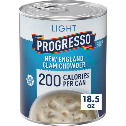 Progresso Soup, New England Clam Chowder, Light