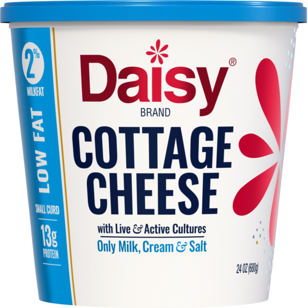 Daisy Low Fat 2% Milkfat Small Curd Cottage Cheese  DestGlow