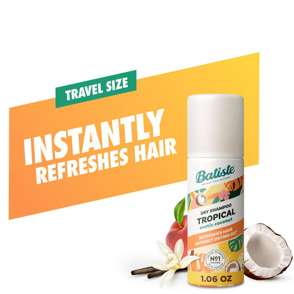 Batiste Instant Hair Refresh Coconut &amp; Exotic Tropical Dry Shampoo  DestGlow
