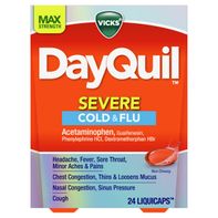 Vicks Dayquil Cold, Flu And Congestion Medicine️  DestGlow