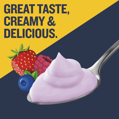 Ratio Protein Mixed Berry Yogurt Cultured Dairy Snack
