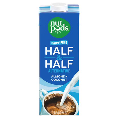 nutpods Half &amp; Half Alternative, Almond + Coconut, Dairy-Free