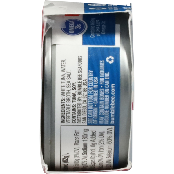 Bumble Bee Solid White Tuna Albacore in Water  DestGlow