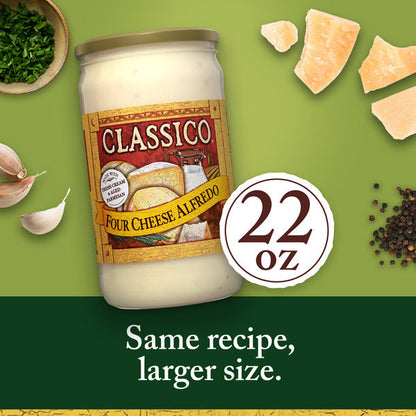 Classico Four Cheese Alfredo Pasta Sauce