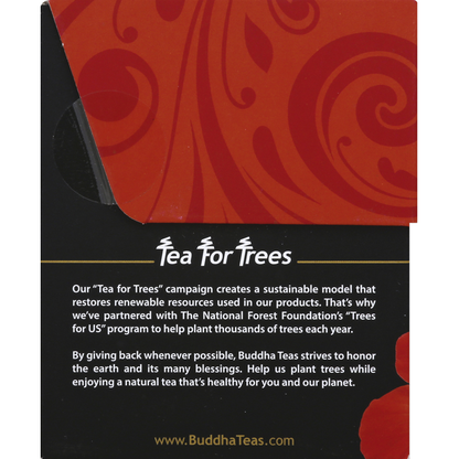 Buddha Teas Herbal Tea, Organic, Hibiscus Tea, Tea Bags