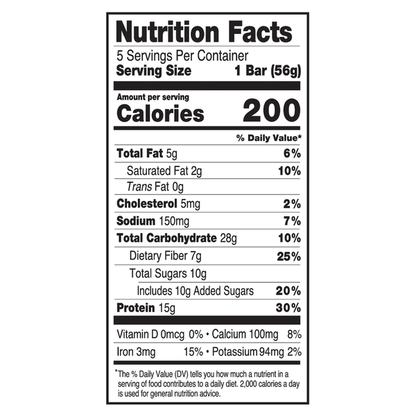 Ready Dark Chocolate Sea Salt Flavored Protein Bar