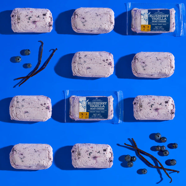 LaClare Family Creamery Blueberry Vanilla, Goat Cheese, Chèvre  DestGlow