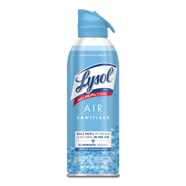 LYSOL® Lysol Air Sanitizer Spray, For Air Sanitization and Odor Elimination, Cotton Blossom Scent, 10 Fl. Oz
