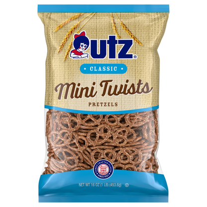 Utz Mini Twists Classic Pretzels  DestGlow