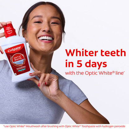 Colgate Whitening Mouthwash, Alcohol Free, Icy Fresh Mint