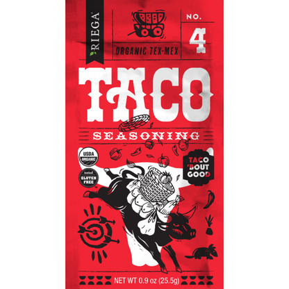 Riega Taco Seasoning, Organic, No. 4