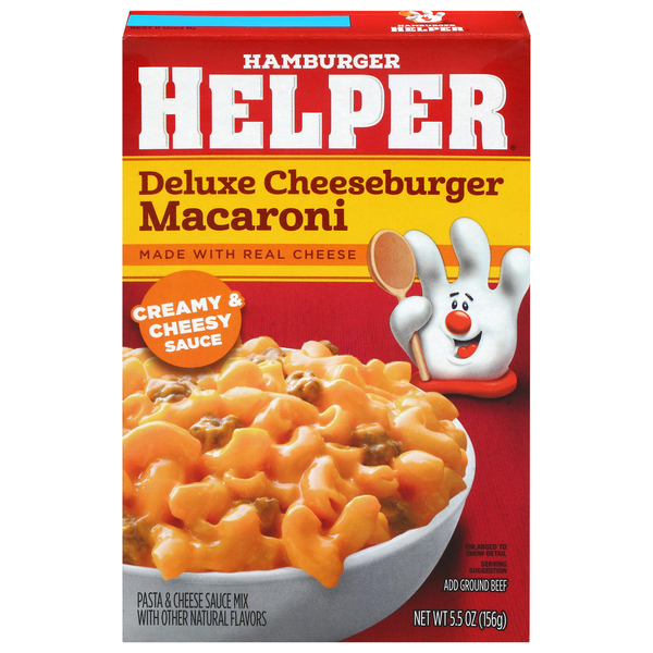 Hamburger Helper Deluxe Cheeseburger Macaroni Pasta &amp; Sauce Mix  DestGlow