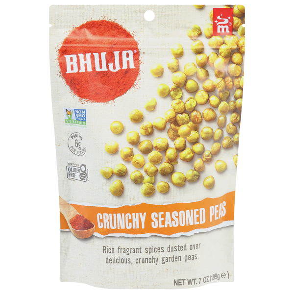 Majans Bhuja Seasoned Peas, Crunchy  DestGlow