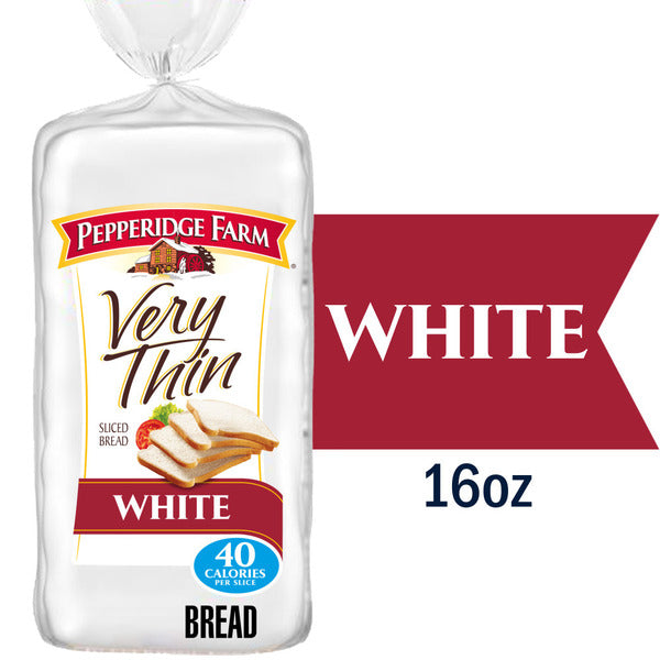 Pepperidge Farm Enriched White Thin Sliced Bread  DestGlow