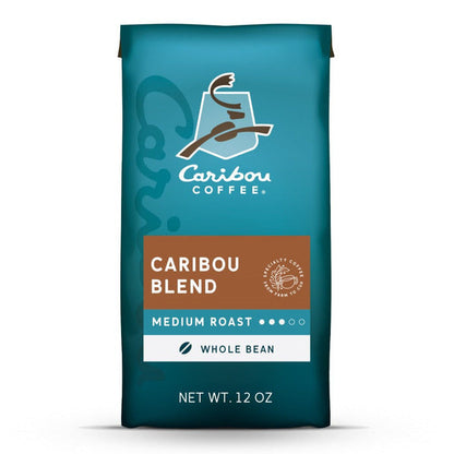 Caribou Coffee Caribou Blend, Medium Roast Whole Bean Coffee, Bag