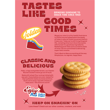 Back to Nature Round Classic Crackers  DestGlow
