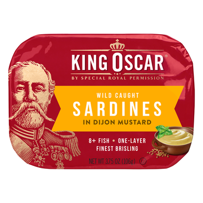 King Oscar Wild Caught Sardines in Dijon Mustard