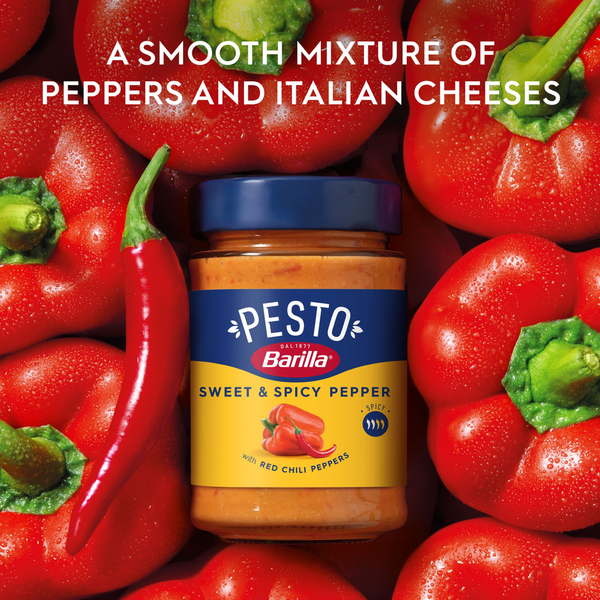Barilla Pesto Sweet &amp; Spicy Pepper Sauce