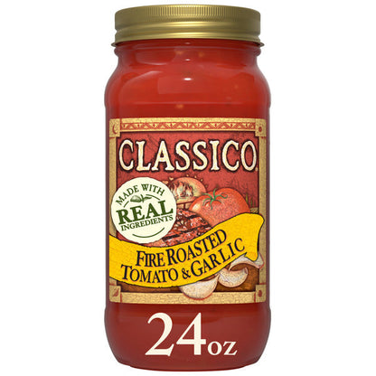 Classico Fire Roasted Tomato &amp; Garlic Spaghetti Pasta Sauce